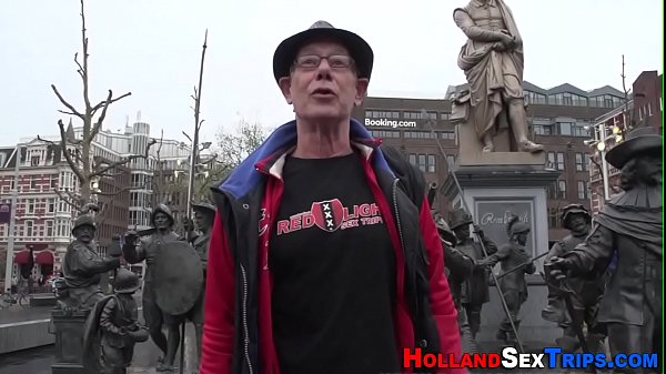 Dutch prozzie tugs cock