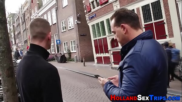 Dutch whore sucks cock