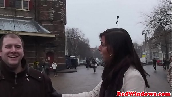 Dutch hooker doggystyled and jizzed in mouth
