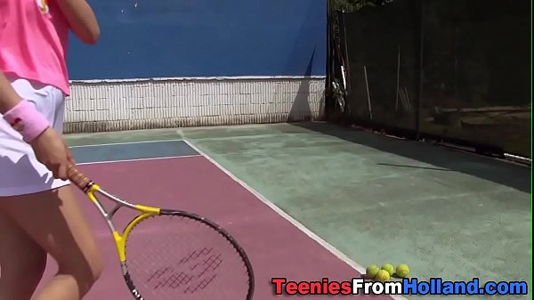 Pretty teen masturbates